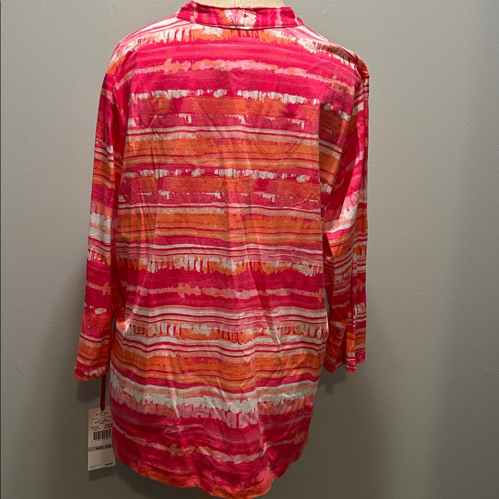 Ruby Rd. Multicolor Striped Tunic - Picture 5 of 6
